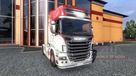 Окрас -R500- на тягач Scania для Euro Truck Simulator 2