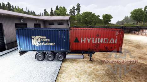 Новый окрас контейнерных грузов vol.1 для Euro Truck Simulator 2