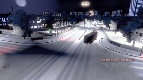 Полноценная зима для Euro Truck Simulator 2