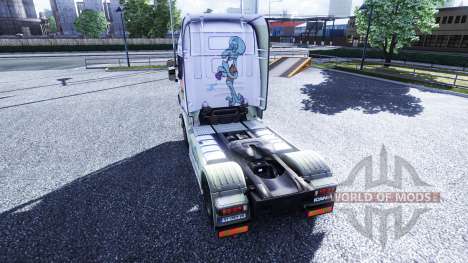 Окрас -Spongebob- на тягач Scania для Euro Truck Simulator 2