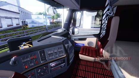 Новый интерьер для тягочей Volvo для Euro Truck Simulator 2