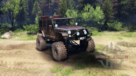 Jeep Wrangler Unlimited SID Fabtech для Spin Tires