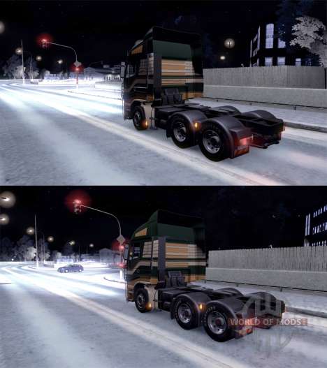 Полноценная зима для Euro Truck Simulator 2
