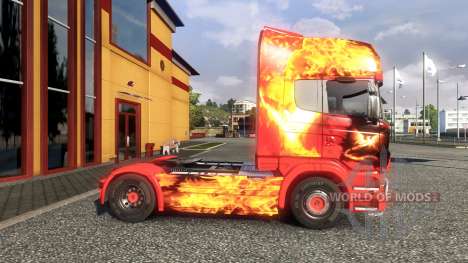 Окрас -Phoenix- на тягач Scania для Euro Truck Simulator 2
