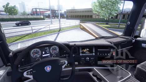 Интерьер для Scania -Leather- для Euro Truck Simulator 2