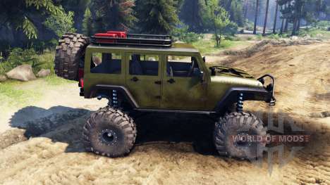Jeep Wrangler Unlimited SID Green для Spin Tires