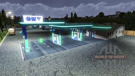 АЗС OMV для Euro Truck Simulator 2