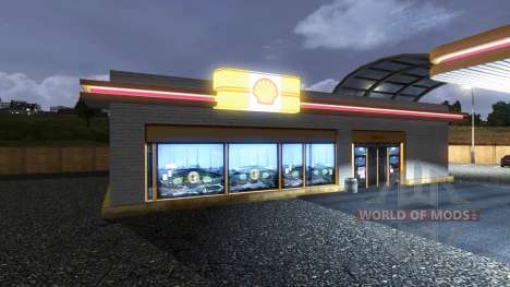 АЗС Shell для Euro Truck Simulator 2