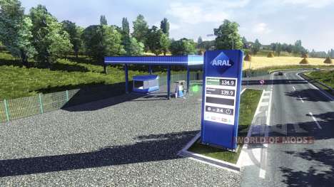 АЗС Aral для Euro Truck Simulator 2