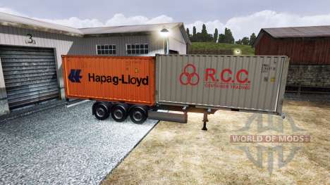 Новый окрас контейнерных грузов vol.3 для Euro Truck Simulator 2