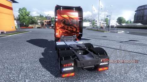 Окрас -Dragon- на тягач Scania для Euro Truck Simulator 2