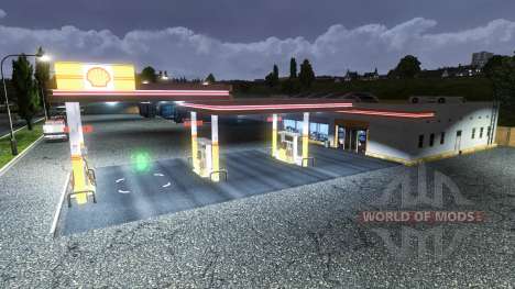 АЗС Shell для Euro Truck Simulator 2