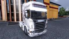 Окрас -Viking Line- на тягач Scania для Euro Truck Simulator 2