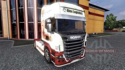 Окрас -Xmass- на тягач Scania для Euro Truck Simulator 2