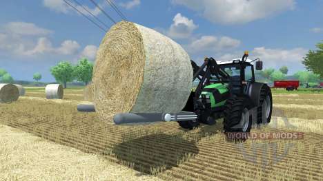 Вилы для погрузки круглых тюков для Farming Simulator 2013