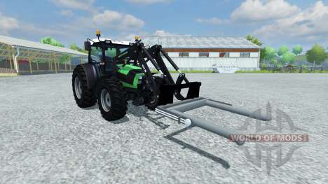 Вилы для погрузки круглых тюков для Farming Simulator 2013