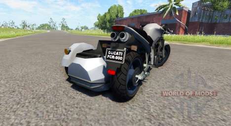 Ducati FRC-900 with a sidecar v4.0 для BeamNG Drive