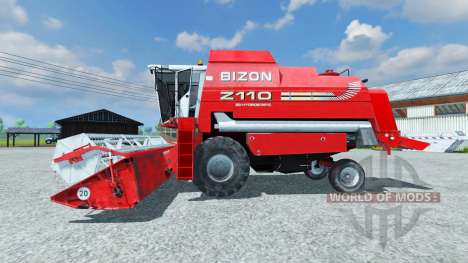 Bizon Z 110 red для Farming Simulator 2013