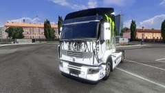 Окрас -Monster Energy- на тягач Renault Premium для Euro Truck Simulator 2