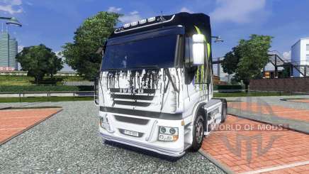 Окрас -Monster Energy- на тягач Iveco для Euro Truck Simulator 2