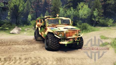 ГАЗ-2975 Тигр camo для Spin Tires