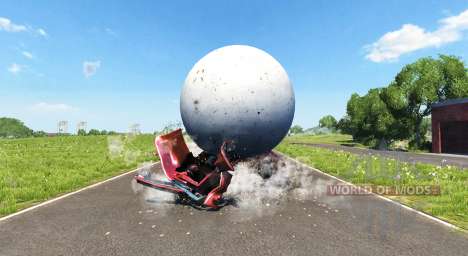Каменный шар для BeamNG Drive