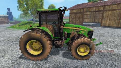 John Deere 7930 dirt для Farming Simulator 2015