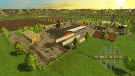 Локация -Деревушка- для Farming Simulator 2015