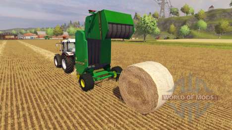 Тюковщик John Deere 590 v2.0 для Farming Simulator 2013