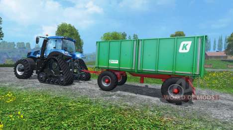 Case Trailer Attacher v3.0 для Farming Simulator 2015
