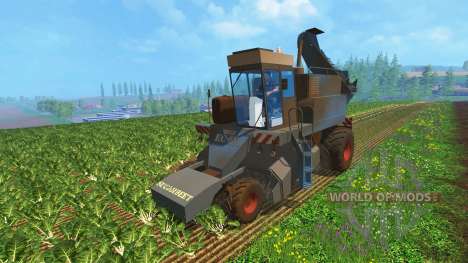 Свеклоуборочный комбайн КС-6Б dirt для Farming Simulator 2015