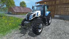 New Holland T8.390 Ultra White 2011 v2.0 для Farming Simulator 2015
