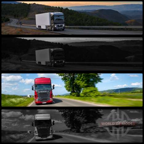Загрузочные экраны v2 для Euro Truck Simulator 2