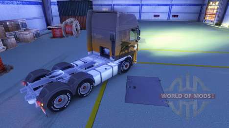 Жёлтый свет фар для Euro Truck Simulator 2