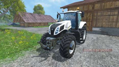 New Holland T8.435 Ultra White v1.3 для Farming Simulator 2015