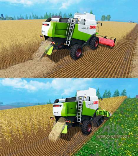 CLAAS Lexion 550 и 560TT для Farming Simulator 2015