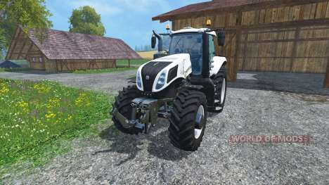 New Holland T8.435 Ultra White для Farming Simulator 2015
