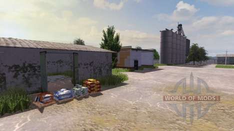 Белорусская карта СПК Борки Агро для Farming Simulator 2013