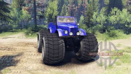 ГАЗ-69М Blue Monster для Spin Tires
