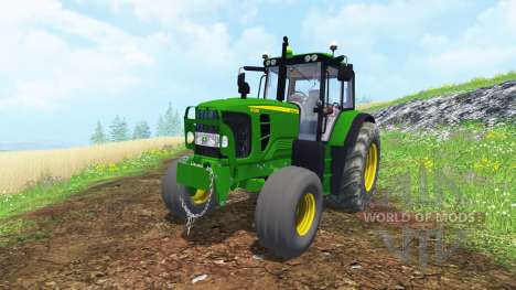 John Deere 6130 2WD FL TwinWheels для Farming Simulator 2015