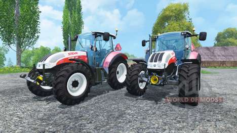 Steyr CVT 6230 Pack v1.4 для Farming Simulator 2015