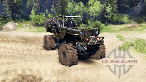 Jeep Willys camo для Spin Tires
