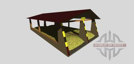 Силосная яма с навесом v2.0 для Farming Simulator 2013