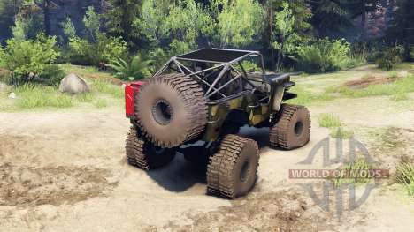 Jeep Willys camo для Spin Tires
