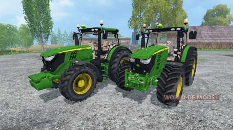 John Deere 6170R and 6210R v2.0 для Farming Simulator 2015
