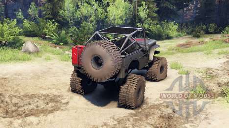 Jeep Willys black для Spin Tires