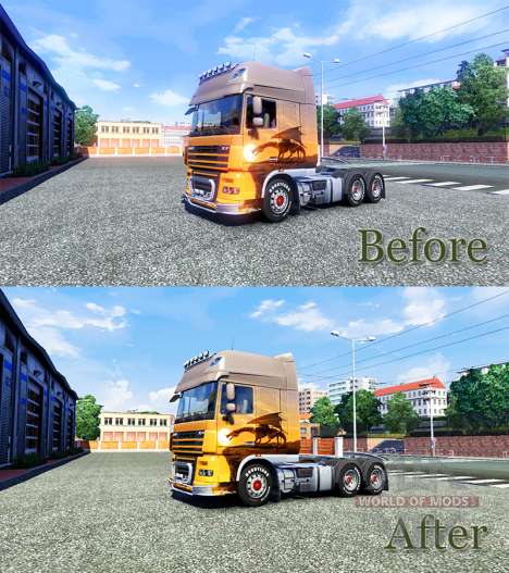 HDR улучшение для Euro Truck Simulator 2