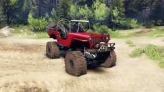 Jeep Willys red для Spin Tires