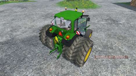 John Deere 6130 2WD v2.0 для Farming Simulator 2015