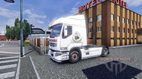 Скрин ТрансХолдинг на тягач Renault для Euro Truck Simulator 2